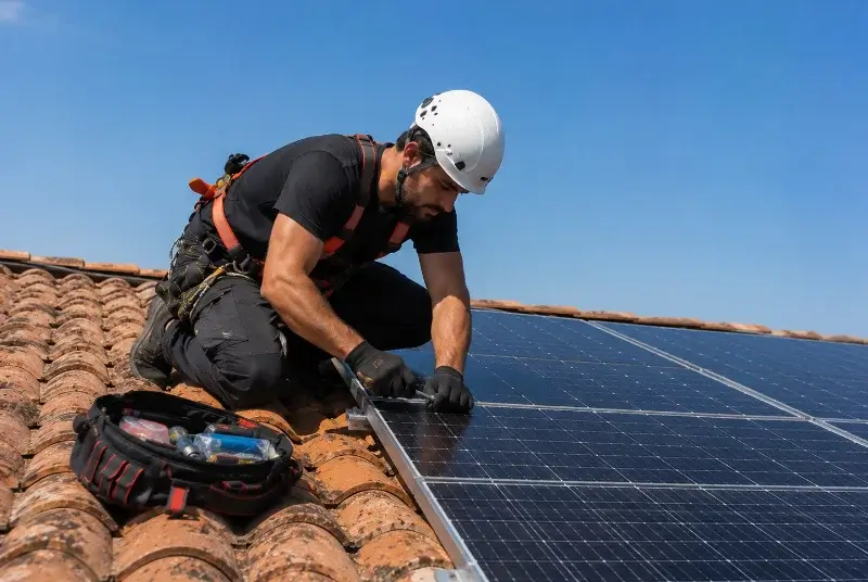Maintenance et monitoring de panneaux solaires à Castets et Castillon
